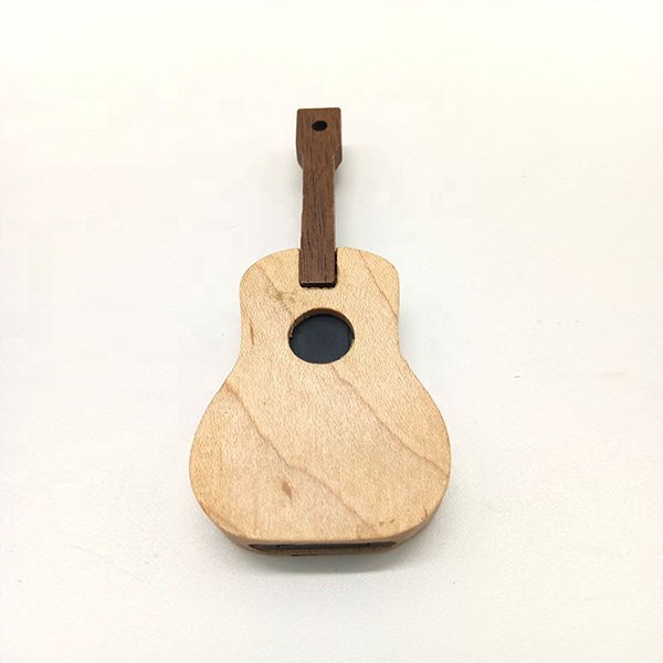 吉他樂器造型木製隨身碟_5
